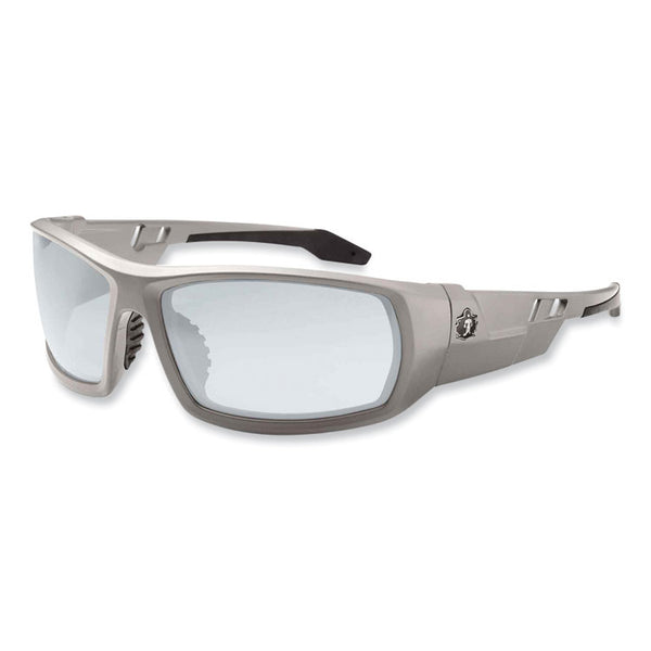 ergodyne® Skullerz Odin Safety Glasses, Matte Gray Nylon Impact Frame, Indoor/Outdoor Polycarbonate Lens, Ships in 1-3 Business Days (EGO50180) Each