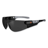 ergodyne® Skullerz Saga Frameless Safety Glasses, Black Nylon Impact Frame, Anti-Fog Smoke Polycarb Lens, Ships in 1-3 Business Days (EGO59133) Each