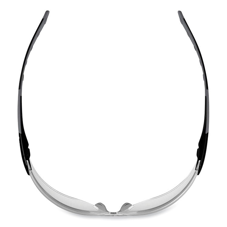 ergodyne® Skullerz Saga Frameless Safety Glasses, Matte Black Nylon Impact Frame, Clear Polycarbonate Lens, Ships in 1-3 Business Days (EGO59100) Each