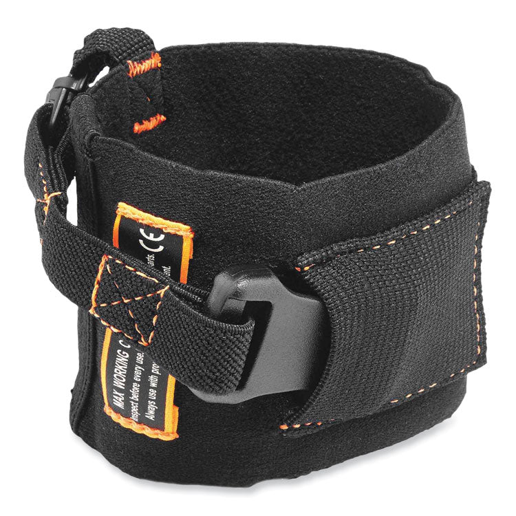 ergodyne® Squids 3116 Pull-On Wrist Lanyard with Buckle, 3 lb Max Working Capacity, 7.5" Long, Black, Ships in 1-3 Business Days (EGO19057) Each