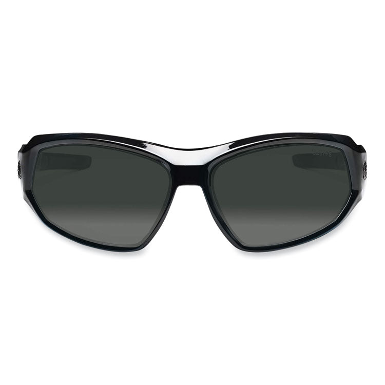 ergodyne® Skullerz Loki Safety Glasses/Goggles, Black Nylon Impact Frame,Polarized Smoke Polycarbonate Lens, Ships in 1-3 Business Days (EGO56031) Each