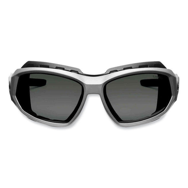 ergodyne® Skullerz Loki Safety Glasses/Goggles, Matte Gray Nylon Impact Frame, Polarized Smoke Polycarb Lens,Ships in 1-3 Business Days (EGO56131) Each