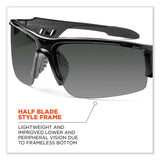 ergodyne® Skullerz Dagr Safety Glasses, Black Nylon Impact Frame, Anti-Fog Smoke Polycarbonate Lens, Ships in 1-3 Business Days (EGO52033) Each