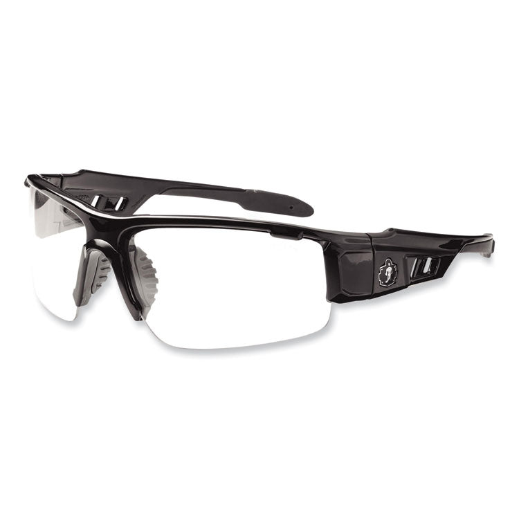 ergodyne® Skullerz Dagr Safety Glasses, Black Nylon Impact Frame, Anti-Fog Clear Polycarbonate Lens, Ships in 1-3 Business Days (EGO52003) Each