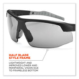 ergodyne® Skullerz Skoll Safety Glasses, Matte Black Nylon Impact Frame, Anti-Fog Smoke Polycarbonate Lens, Ships in 1-3 Business Days (EGO59033) Each
