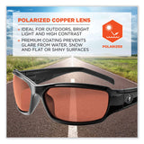 ergodyne® Skullerz Thor Safety Glasses, Black Nylon Impact Frame, Polarized Copper Polycarbonate Lens, Ships in 1-3 Business Days (EGO51021) Each