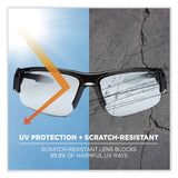 ergodyne® Skullerz Dagr Safety Glasses, Black Nylon Impact Frame, AntiFog Indoor/Outdoor Polycarbonate Lens, Ships in 1-3 Business Days (EGO52083) Each