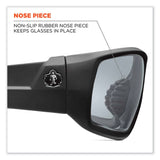 ergodyne® Skullerz Odin Safety Glasses, Black Nylon Impact Frame, Anti-Fog Indoor/Outdoor Lens , Ships in 1-3 Business Days (EGO50083) Each