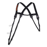 ergodyne® Squids 3132 Barcode Scanner Lanyard Harness, X-Large: 23" Arm Strap, 46" Lanyard Strap, Black, Ships in 1-3 Business Days (EGO19170) Each