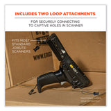 ergodyne® Squids 3137 Padded Barcode Scanner Lanyard Sling, 49" to 60" Long, Black, Ships in 1-3 Business Days (EGO19177) Each