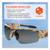 ergodyne® Skullerz Dagr Safety Glasses, Kryptek Highlander Nylon Impact Frame, Polarized Smoke Polycarb Lens,Ships in 1-3 Business Days (EGO52331) Each