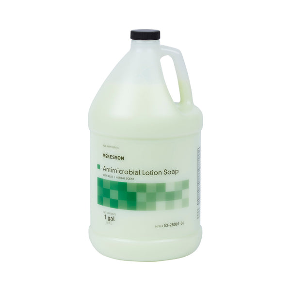 McKesson Antimicrobial Soap Lotion 1 gal. Jug Herbal Scent (937911_CS) 4/CS
