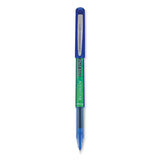 Pilot® Precise V5 BeGreen Roller Ball Pen, Stick, Extra-Fine 0.5 mm, Blue Ink, Blue Barrel, Dozen (PIL26301)