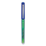 Pilot® Precise V5 BeGreen Roller Ball Pen, Stick, Extra-Fine 0.5 mm, Blue Ink, Blue Barrel, Dozen (PIL26301)