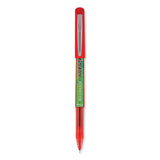 Pilot® Precise V5 BeGreen Roller Ball Pen, Stick, Extra-Fine 0.5 mm, Red Ink, Red Barrel, Dozen (PIL26302)