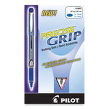 Pilot® Precise Grip Roller Ball Pen, Stick, Extra-Fine 0.5 mm, Blue Ink, Blue Barrel, Dozen (PIL28802)