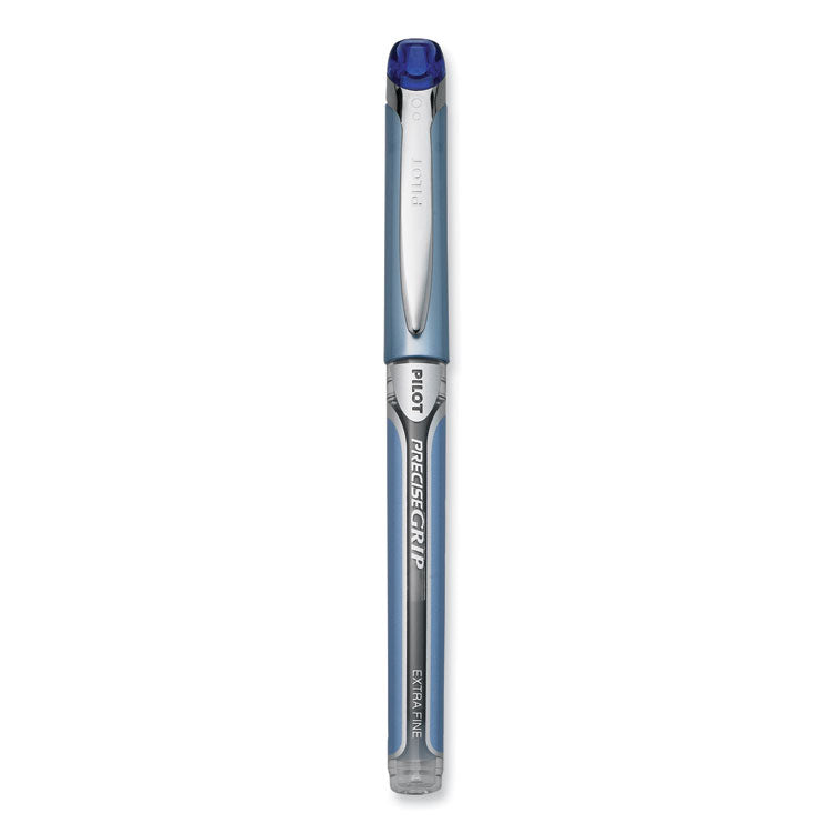 Pilot® Precise Grip Roller Ball Pen, Stick, Extra-Fine 0.5 mm, Blue Ink, Blue Barrel, Dozen (PIL28802)