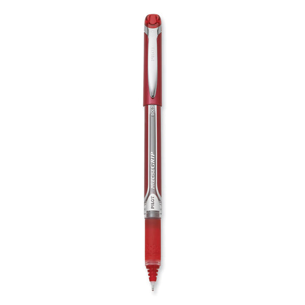 Pilot® Precise Grip Roller Ball Pen, Stick, Bold 1 mm, Red Ink, Red Barrel, Dozen (PIL28903)