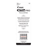Pilot® G2 Pro Gel Pen, Retractable, Fine 0.7 mm, Black Ink, Gray Barrel (PIL31147) Each