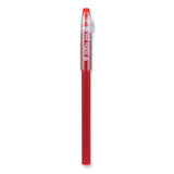 Pilot® FriXion ColorSticks Erasable Gel Pen, Clipless Stick, Fine 0.7 mm, Red Ink, Red Barrel, Dozen (PIL32467)