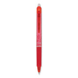 Pilot® FriXion Clicker Erasable Gel Pen, Retractable, Extra-Fine 0.5 mm, Red Ink, Red Barrel, Dozen (PIL32522) 1 Dozen