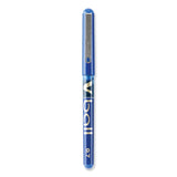 Pilot® VBall Liquid Ink Roller Ball Pen, Stick, Fine 0.7 mm, Blue Ink, Blue/Clear Barrel, Dozen (PIL35113)