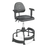 Safco® Adjustable T-Pad Armrest for Safco Task Master Series Chairs, 3 x 9.75 x 11.5, Black, 2/Set, Ships in 1-3 Business Days (SAF5144) 1 Pair