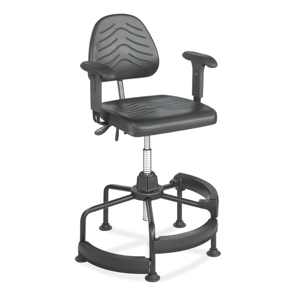 Safco® Adjustable T-Pad Armrest for Safco Task Master Series Chairs, 3 x 9.75 x 11.5, Black, 2/Set, Ships in 1-3 Business Days (SAF5144)