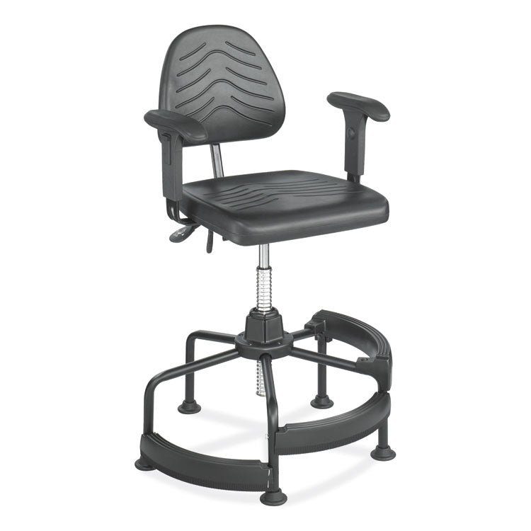 Safco® Adjustable T-Pad Armrest for Safco Task Master Series Chairs, 3 x 9.75 x 11.5, Black, 2/Set, Ships in 1-3 Business Days (SAF5144) 1 Pair