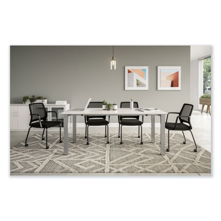 Safco® Medina Guest Chair, Supports Up to 275 lb, 18" Seat Height, Black Seat/Back/Base, Ships in 1-3 Business Days (SAF6829BL) Each