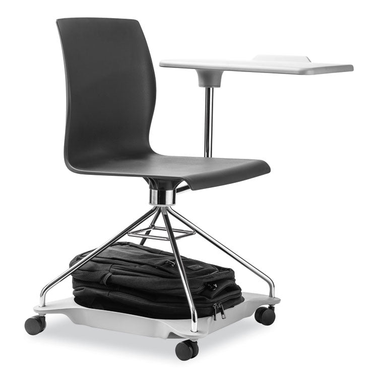 NPS® CoGo Mobile Tablet Chair, Supports Up to 440 lb, 18.75" Seat Height, Black Seat/Back, Chrome Frame,Ships in 1-3 Business Days (NPSCOGO10) Each