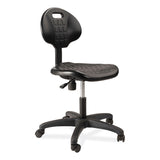 NPS® 6700 Series Polyurethane Adj Height Task Chair, Supports 300 lb, 16"-21" Seat Ht, Black Seat/Back/Base, Ships in 1-3 Bus Days (NPS6716HB) Each