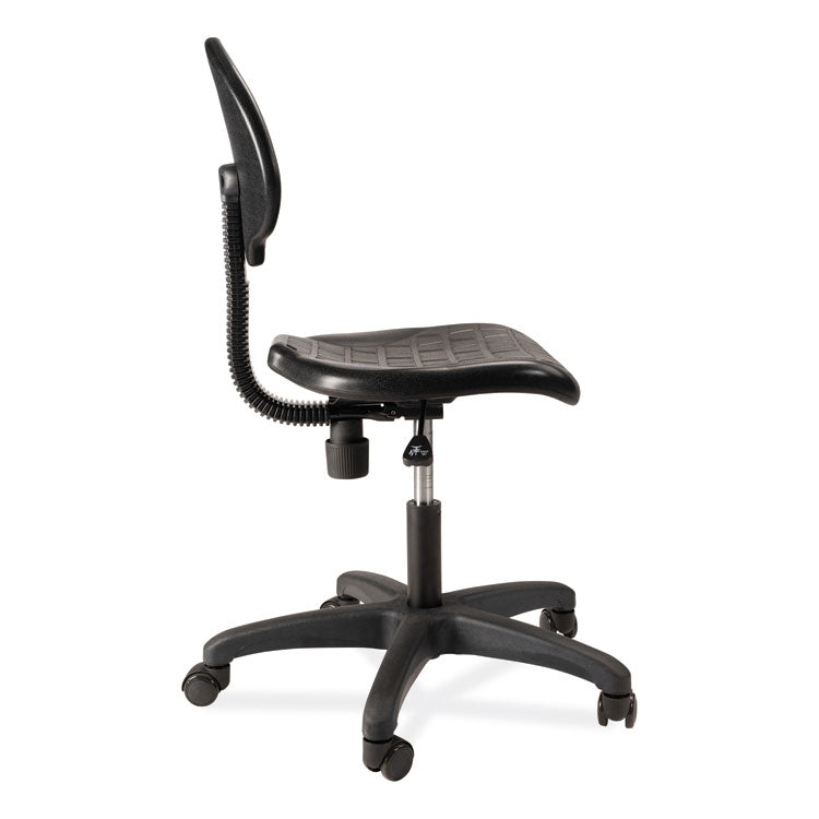 NPS® 6700 Series Polyurethane Adj Height Task Chair, Supports 300 lb, 16"-21" Seat Ht, Black Seat/Back/Base, Ships in 1-3 Bus Days (NPS6716HB) Each