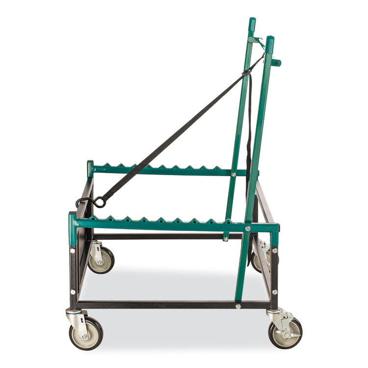 NPS® Table Assist Dolly, 1,000 lb Capacity, 38 x 30 x 44.5, Black/Green, Ships in 1-3 Business Days (NPSTAD) Each