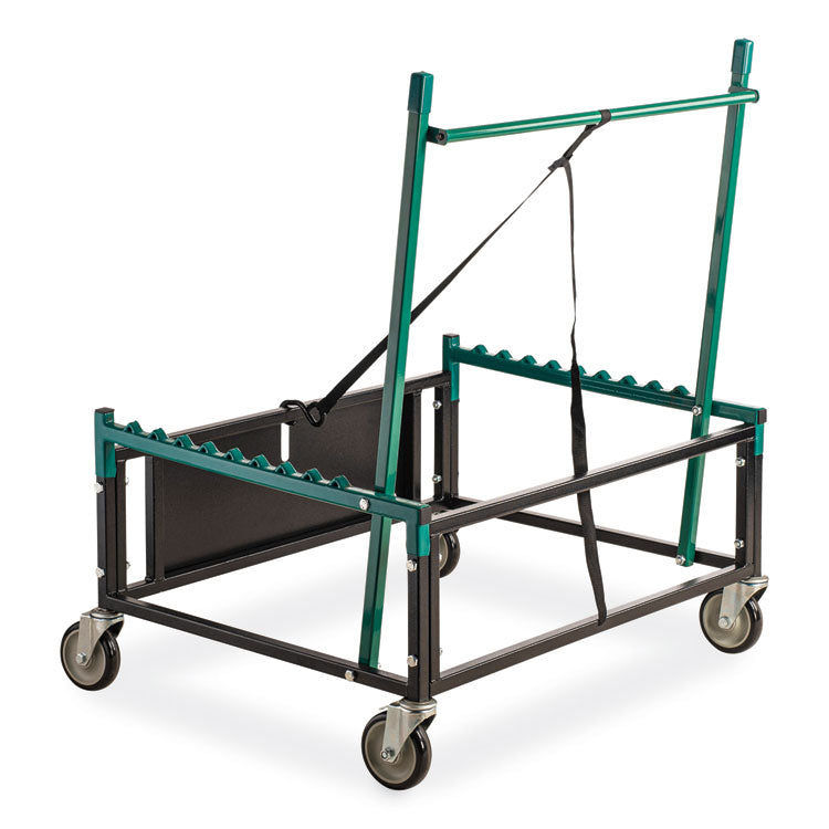 NPS® Table Assist Dolly, 1,000 lb Capacity, 38 x 30 x 44.5, Black/Green, Ships in 1-3 Business Days (NPSTAD) Each