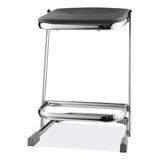 NPS® 6600 Series Elephant Z-Stool, Backless, Supports Up to 500lb, 22" Seat Height, Black Seat, Chrome Frame,Ships in 1-3 Bus Days (NPS6622) Each