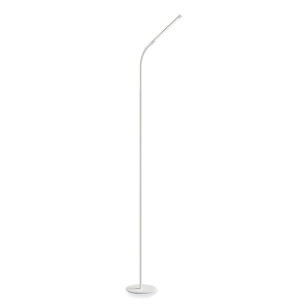 Safco® Resi LED Floor Lamp, Gooseneck, 60" Tall, White, Ships in 1-3 Business Days (SAF1017WH) Each