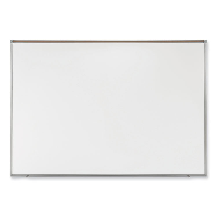 Ghent Proma Magnetic Porcelain Projection Whiteboard w/Satin Aluminum Frame, 96.5 x 48.5, White Surface,Ships in 7-10 Business Days (GHEPRM1484) Each