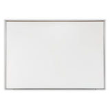 Ghent Proma Magnetic Porcelain Projection Whiteboard w/Satin Aluminum Frame, 48.5 x 36.5, White Surface,Ships in 7-10 Business Days (GHEPRM1344)