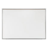 Ghent Proma Magnetic Porcelain Projection Whiteboard w/Satin Aluminum Frame, 48.5 x 36.5, White Surface,Ships in 7-10 Business Days (GHEPRM1344) Each