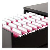 Smead™ Colored Hanging File Folders with ProTab Kit, Letter Size, 1/3-Cut, Red (SMD64197)