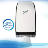Scott® Control HBT Toilet Tissue White 2-Ply Standard Size Folded 250 Sheets 4-1/2 X 8-1/10 Inch (499135_CS) 36/CS