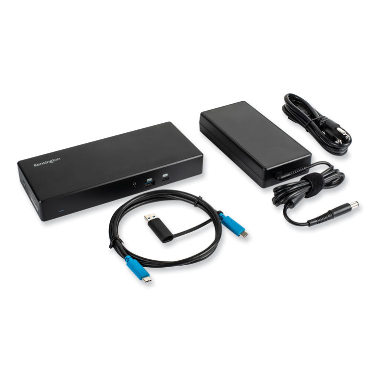 Kensington® SD4780P Universal Docking Station, Black (KMWK33620NA) Each