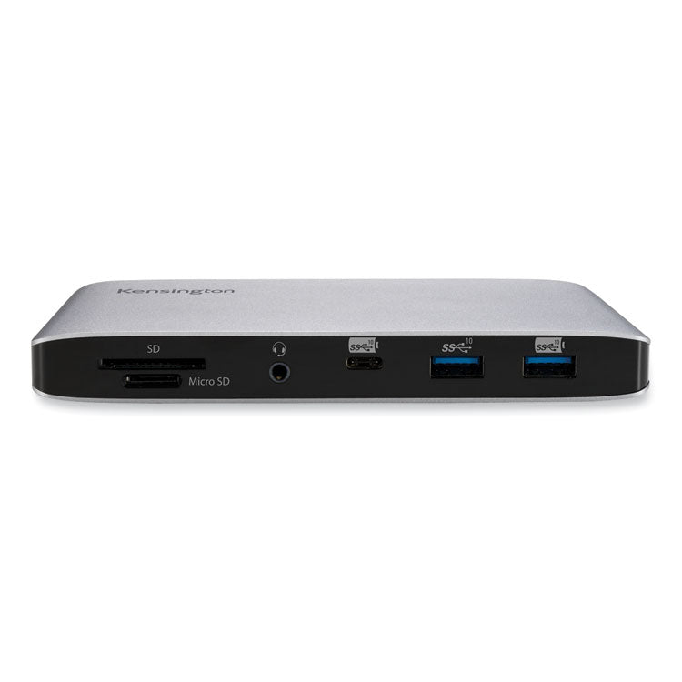 Kensington® SD2480T Thunderbolt 3 Dual 4K Docking Station, Silver/Black (KMWK38410NA) Each