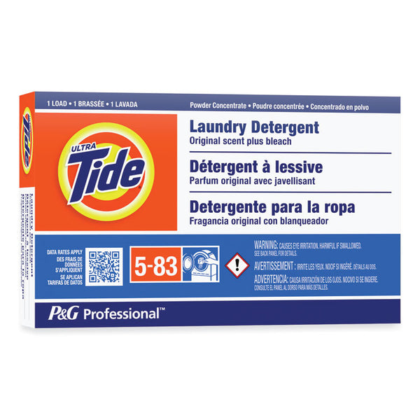 Tide® Professional™ Powder Laundry Detergent Plus Bleach, Original Scent, 1.4 oz Vending Box, 156/Carton (PGC08921)