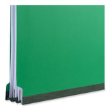 Universal® Bright Colored Pressboard Classification Folders, 2" Expansion, 2 Dividers, 6 Fasteners, Letter Size, Emerald Green, 10/Box (UNV10302) Each