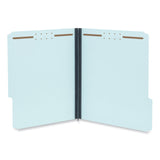 Universal® Top Tab Classification Folders, 2" Expansion, 2 Fasteners, Letter Size, Light Blue Exterior, 25/Box (UNV10401) Each