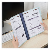 Universal® Top Tab Classification Folders, 2" Expansion, 2 Fasteners, Letter Size, Light Blue Exterior, 25/Box (UNV10401) Each