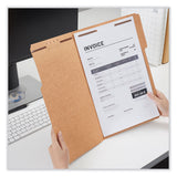 Universal® Reinforced Top Tab Fastener Folders, 0.75" Expansion, 2 Fasteners, Legal Size, Brown Kraft Exterior, 50/Box (UNV10412) Box of 50