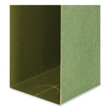 Universal® Box Bottom Hanging File Folders, 2" Capacity, Letter Size, 1/5-Cut Tabs, Standard Green, 25/Box (UNV14142)